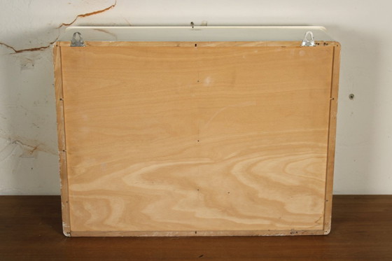 Image 1 of Pauly Fulda wall-mounted cabinet – Vintage Space Age medicine cabinet 1950s–70s, lockable