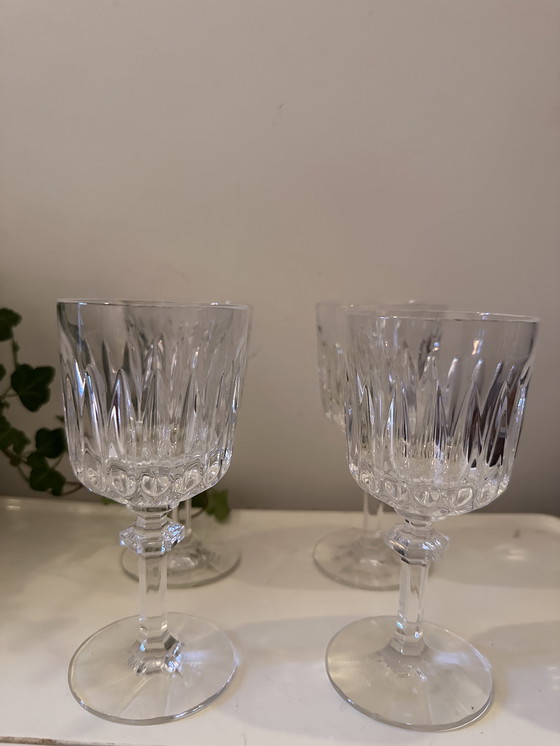 Image 1 of Set van 4 Jaren 70 wijnglazen 