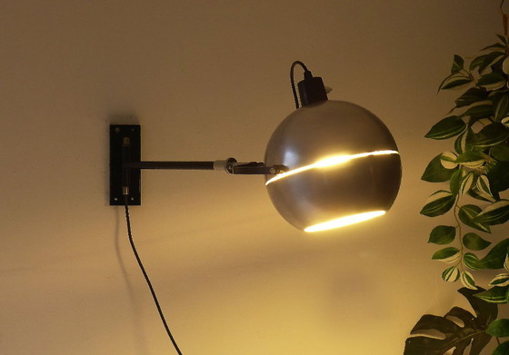 Applique murale vintage années 60 Space Age Dijkstra Satellite Mid Century, Dijkstra Lampen (photo 7 sur 9)