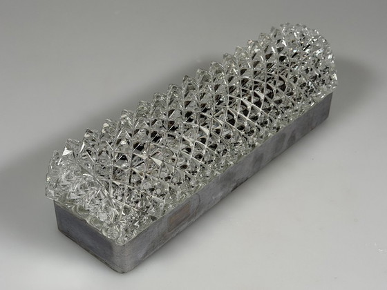 Image 1 of 60er 70er Jahre Wandlampe Wandleuchte von Glashütte Limburg Germany Space Age