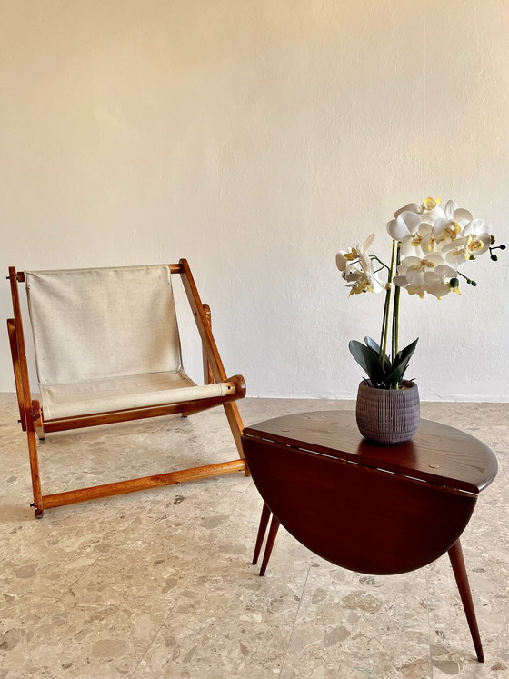 Image 1 of 1x Table basse à abattants Ercol modèle 308 en orme et hêtre, années 1960