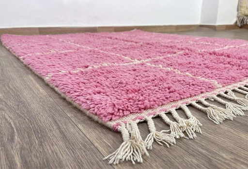 Alfombra bereber tradicional hecha a mano con estampado rosa, 150/250 cm – Aime Té, vloerkleden en tapijten (photo 2 of 5)