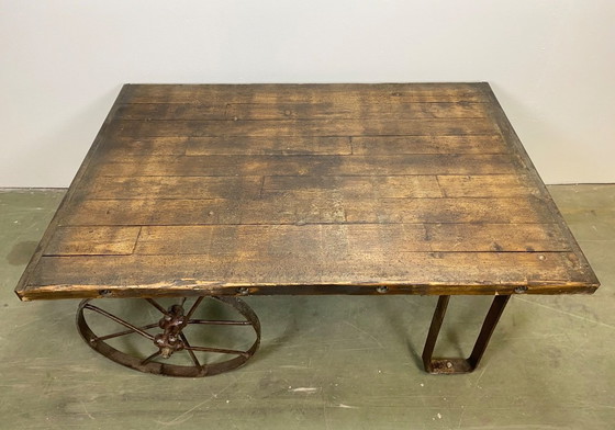 Image 1 of Vintage Industrial Coffee Table, 1950s
