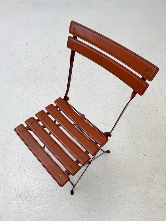 Image 1 of Set of 4 Celestina folding chairs by Zanotta, 1980s