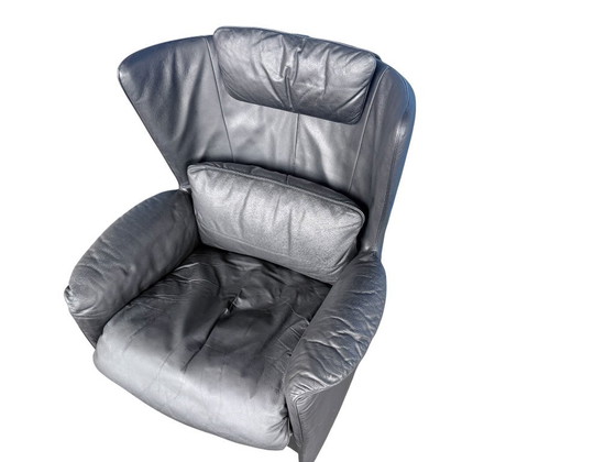 Image 1 of Set aus DS-23 Lounge-Sessel und Hocker von de Sede, 1988