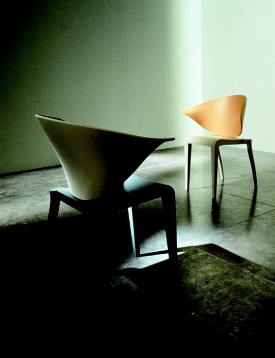 Kartell unique 2 Designer Boom Rang by Starck chairs, Dining chairs, Plastic, Beige, Modern (photo 3 of 9)