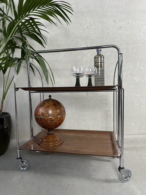 Carrito de servicio plegable vintage - Gerlinol