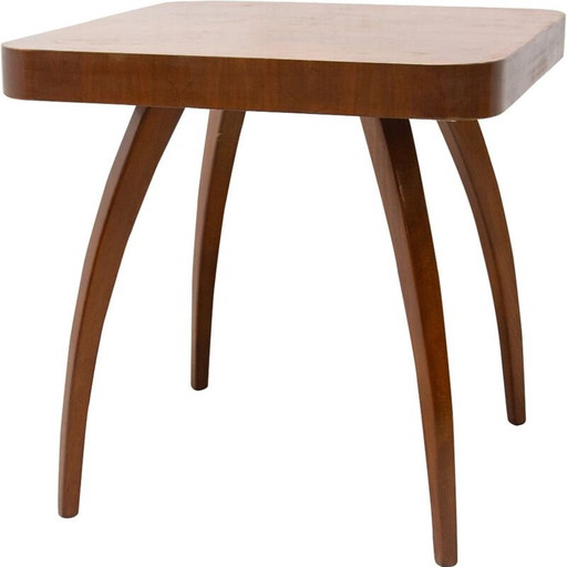 Vintage Nussbaum Spider Beistelltisch H-259 von Jindrich Halabala, Tschechoslowakei 1950s