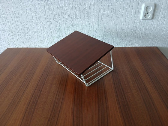Image 1 of Telefoon tafeltje / wandtafeltje – Zweeds – Teak -  Vintage