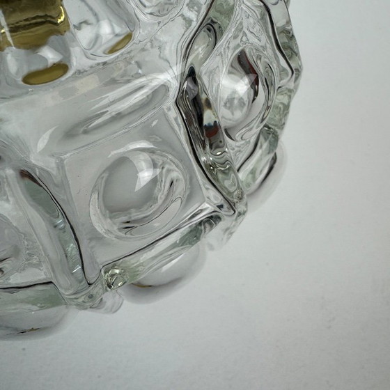 Image 1 of LOT 3 ANCIENNES SUSPENSIONS EN VERRE BULLE VINTAGE