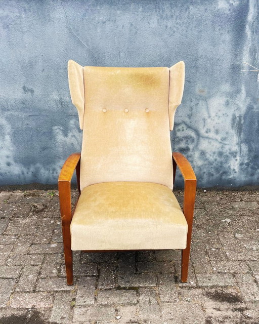 Vintage 1950er Ohrensessel