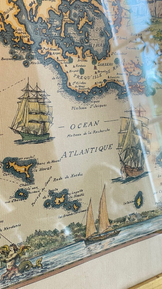 Image 1 of Vintage Atlantic OCEAN GOLD SCHEDA PIEGATA