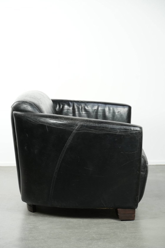 Image 1 of Atemberaubende und einzigartige Zweisitzer-Sitzbank im Aviator-Design aus Rindsleder