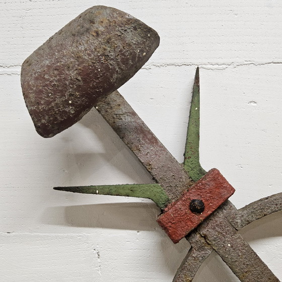 Image 1 of Antico ponte vittoriano in ferro battuto / recinzione / decorazione industriale / curiosità industriale (ciascuno)