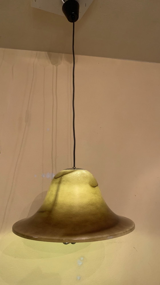 Lampada a sospensione vintage Dijkstra Space Age in vetro acrilico – Dijkstra Lampen, Lampade a sospensione (photo 6 of 15)