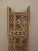Cloison de chambre en bois ancien