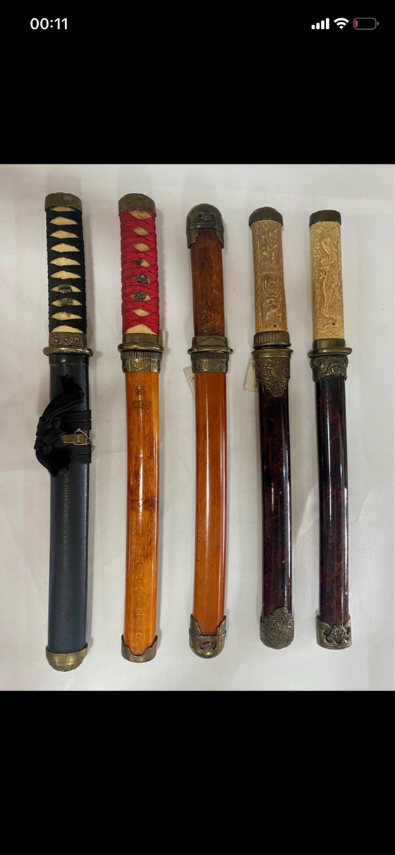 Image 1 of Set di spade decorative asiatiche – Denix (5 pezzi)