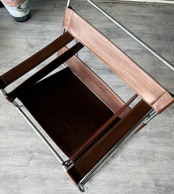 Image 1 of Vintage Wassily-stoel van Marcel Breuer voor Fasem