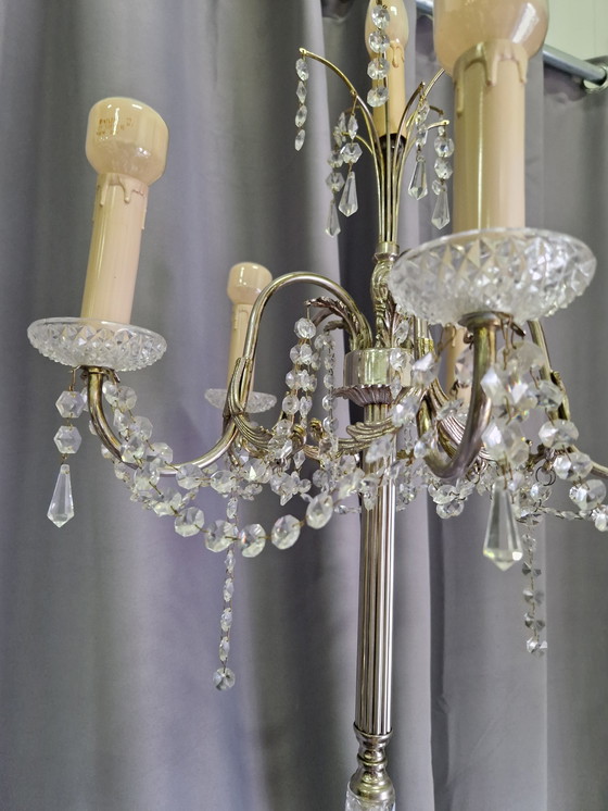 Image 1 of Beautiful vintage candelabra lamp