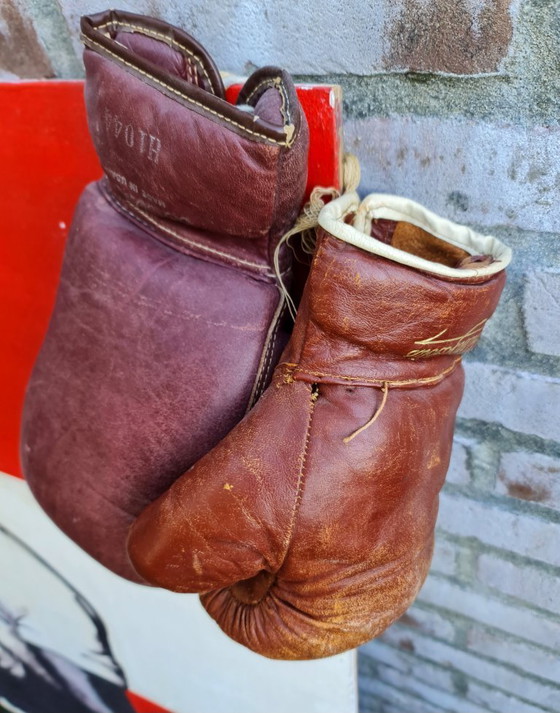 Image 1 of Gemälde von Mohammad Ali auf Holz, 1963