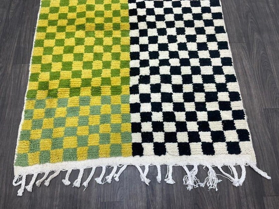 Image 1 of Two traditional Moroccan handwoven Berber rugs, size 2 (1.5/2.5) m