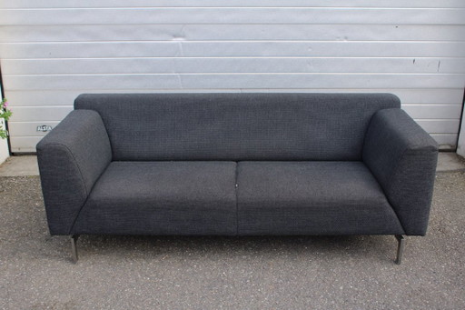 Black Fabric Rolf Benz Linea Sofa - As Good As New – 3 5 zitsbanken, Other