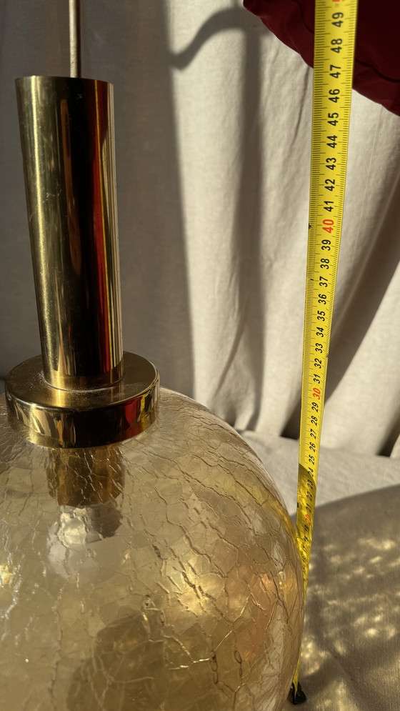 Image 1 of Rara lampada a sospensione Craquelé di grandi dimensioni, Doria