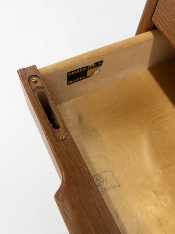 Image 1 of Scrivania Gunni Omann modello 75 in teak, anni '60.
