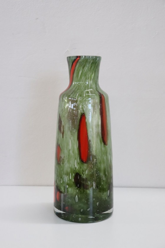 Image 1 of Gran jarrón italiano de cristal de Murano, década de 1960