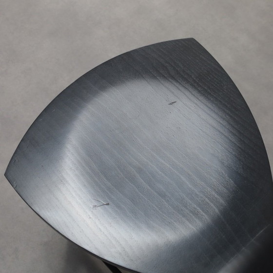 Image 1 of Seltenes Set aus vier Esszimmerstühlen mit hoher Rückenlehne, Italien, 1990er Jahre