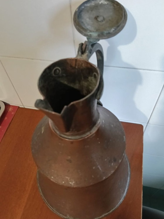 Image 1 of Antica Brocca in Rame Fine '800