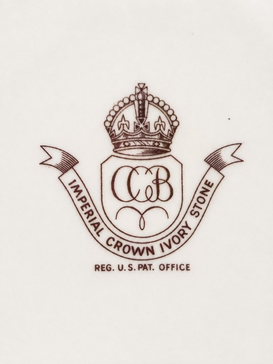 Service CCB Imperial Crown Ivory Stone – « La Diligence » – Vaisselle, Ceramic (photo 5 of 6)