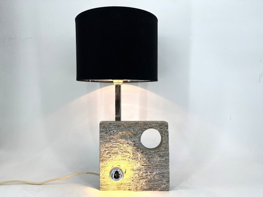 Lampe de table post-moderne en pierre, 1970
