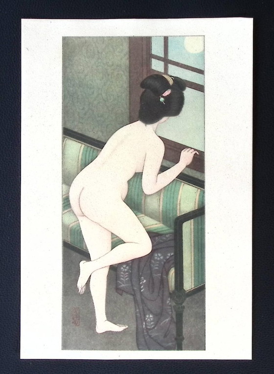 8x Kikō Hakkei - Nude Beauties - Litho's – Lithographs & prints, Paper (photo 9 of 12)