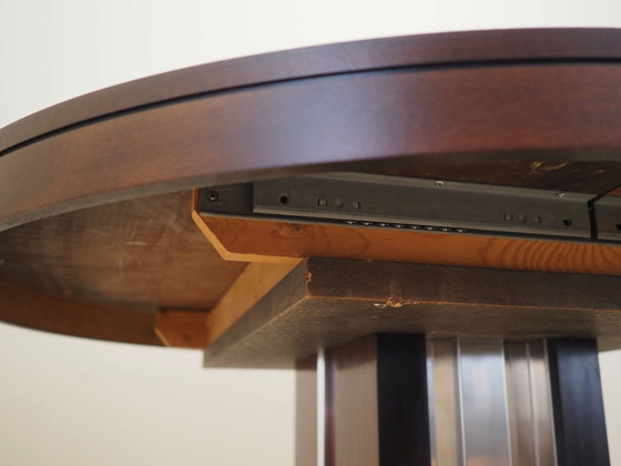 Image 1 of Tavolo rotondo in mogano, design italiano, anni '70, produzione: Italia