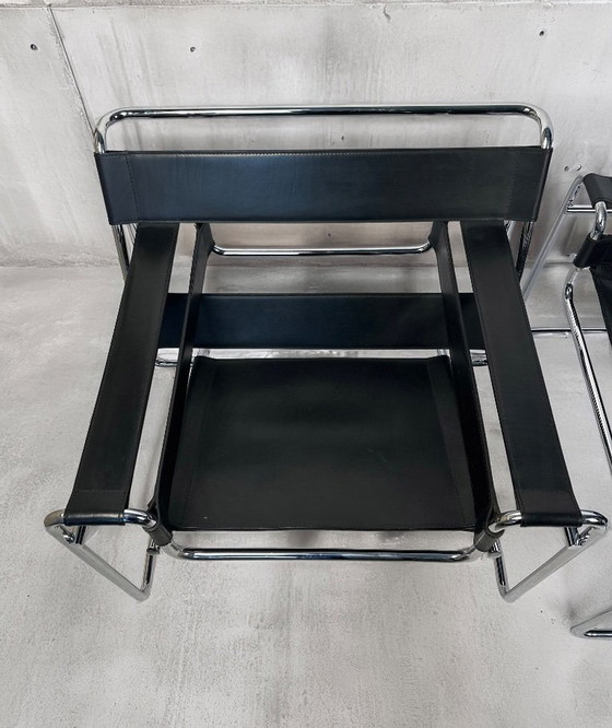 Image 1 of Coppia di sedie Wassily vintage di Marcel Breuer