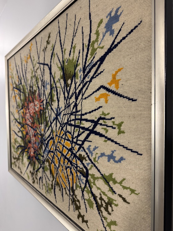 Image 1 of Tapisserie Brodée Elie Grekoff Années 60