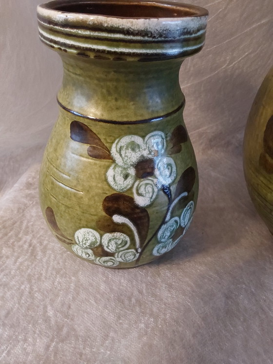 Image 1 of West Germany vases set hand-painted