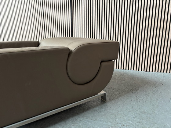 Leolux B Flat Poltrona Pelle Marrone PULITA – Poltrone (photo 4 of 10)