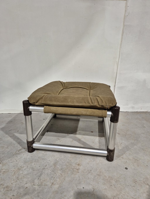 Reposapiés estilo safari vintage Magnatex Tetra Inc. USA