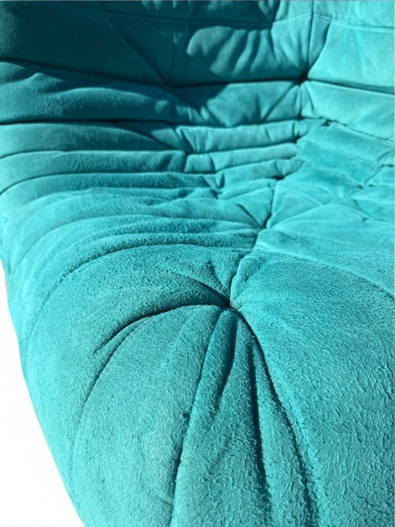 Divano Angolare Togo Turchese — Michel Ducaroy per Ligne Roset – Divani angolari, Velvet (photo 15 of 21)