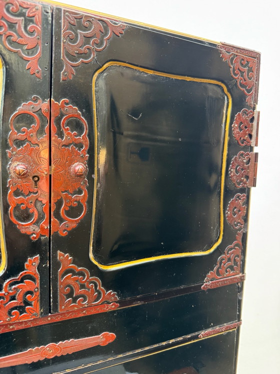 Tansu japonais bois laqué début 20ème – Objets déco (photo 3 of 15)