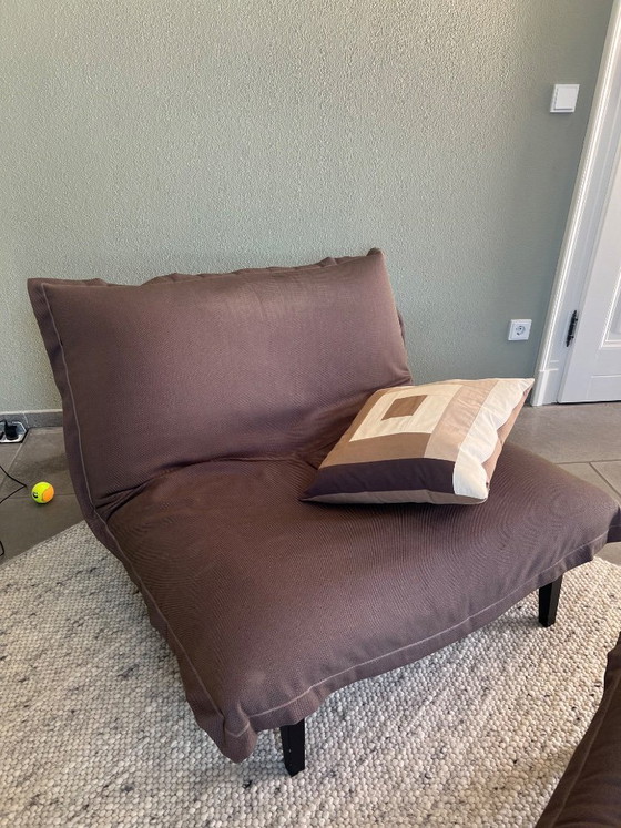 Image 1 of Linge Roset fauteuil “Cinal” met voetenbankje