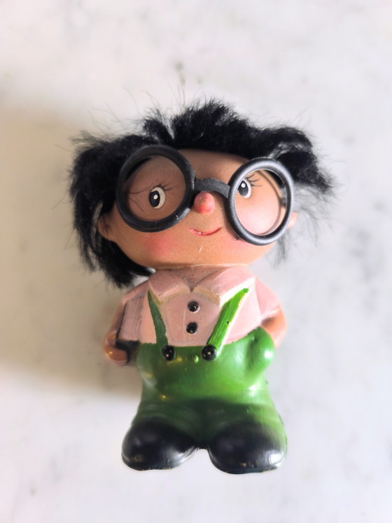 Statuette vintage in gomma – Decorazione, Rubber, Textile (photo 5 of 5)
