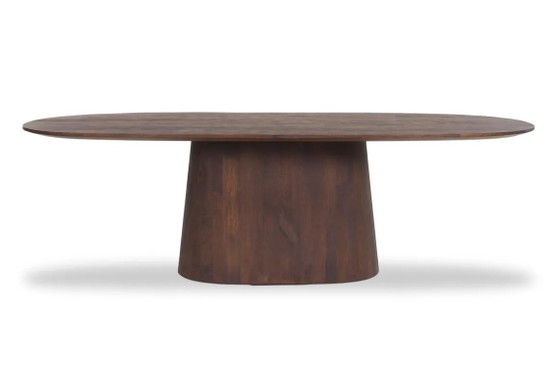 Table de salle à manger Eleonora Aron Ovale en Bois de Mangue 200cm (Eijerkamp) – Tables de salle à manger (photo 6 of 6)