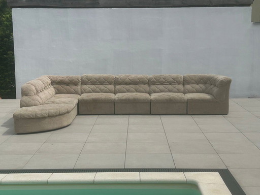 7 Piece Vintage Laauser Modular Sofa