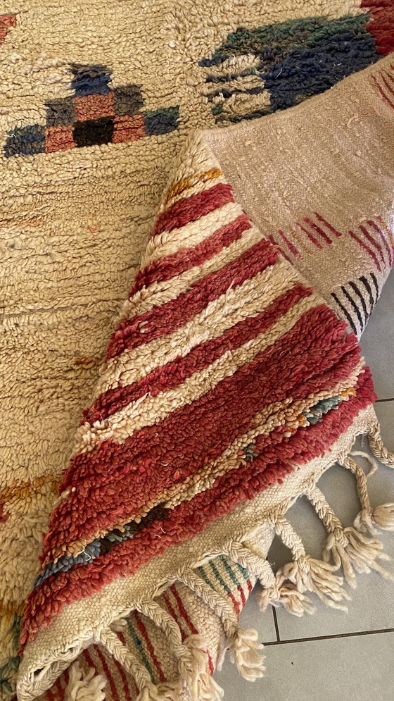 Image 1 of Rare Handwoven Berber Rug from the Atlas Mountains – Authentic Moroccan Tribal Masterpiece (298 × 200 cm)