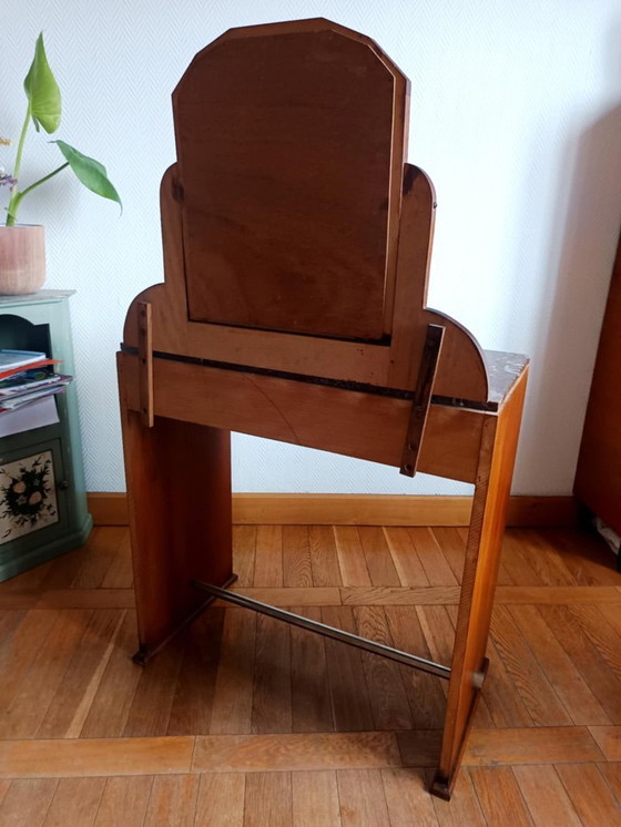 Image 1 of Tocador Art Déco en madera y mármol