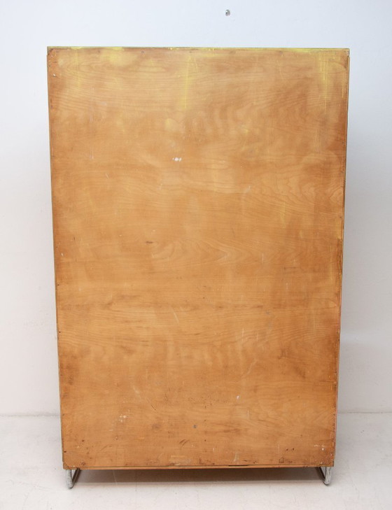 Image 1 of Bauhaus Wardrobe with Chrome Details, Bohemia, 1930s