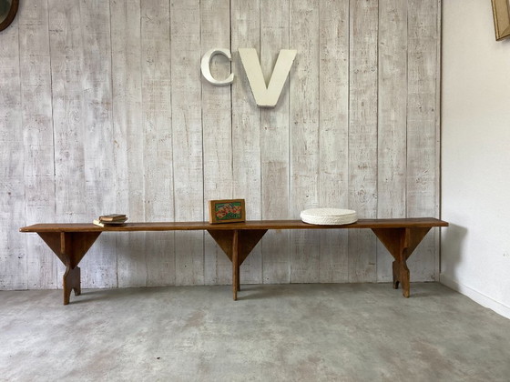 Image 1 of Pair of farm benches 250cm